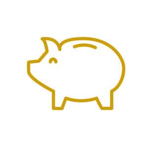 icon piggy bank